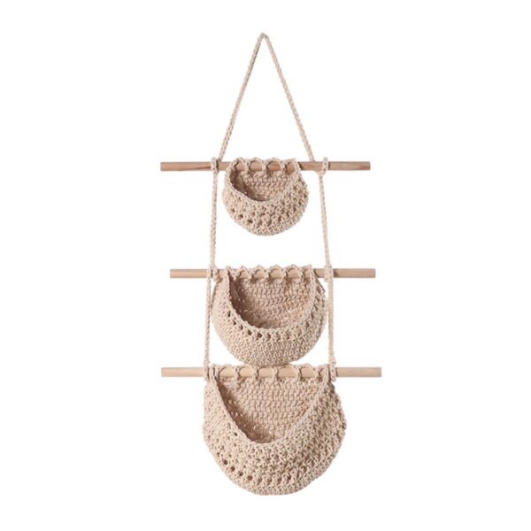 3 Tier Hanging Basket, Decorative, Set of 3