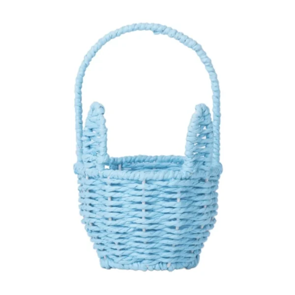 Hanging Baskets, Furenl Hanging Basket Handheld Paper Rope Sundries Storage Box Fashionable Foldable Vegetable Basket Home, 1 Woven Basket